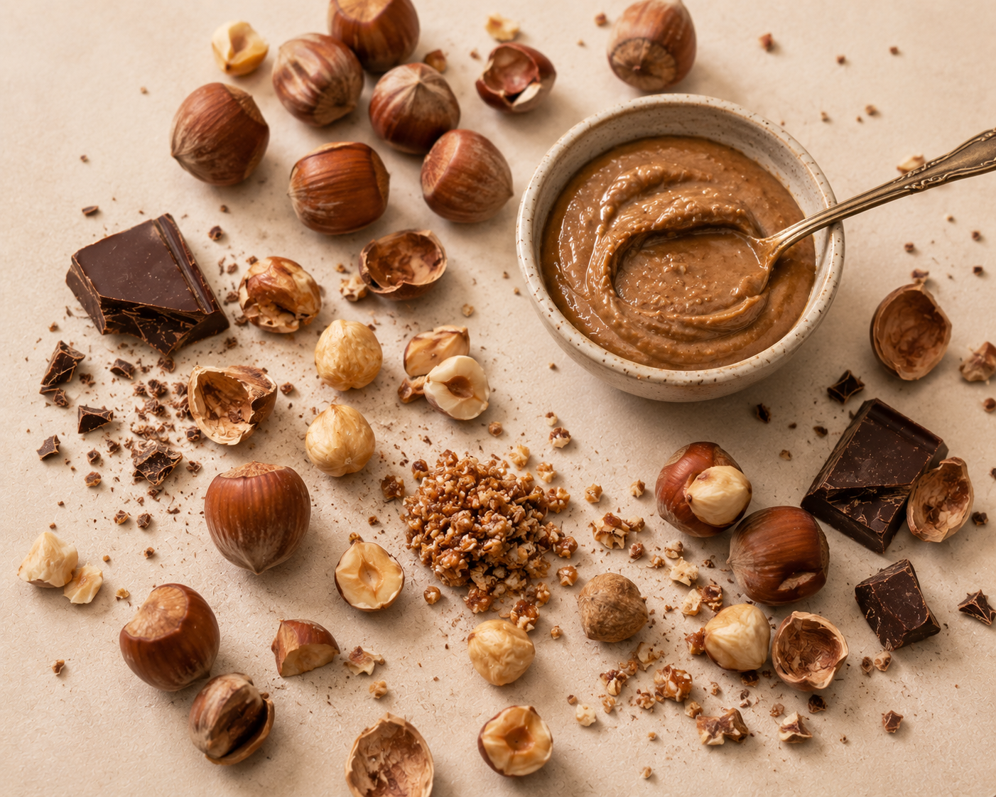 the atelier hazelnuts praline